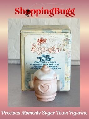 Precious Moments Sugar Town Fire Hydrant Porcelain Figurine 150215 (SB1605)